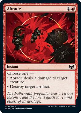 Abrade 139/277 (Innistrad: Crimson Vow)  | Good Games Morley