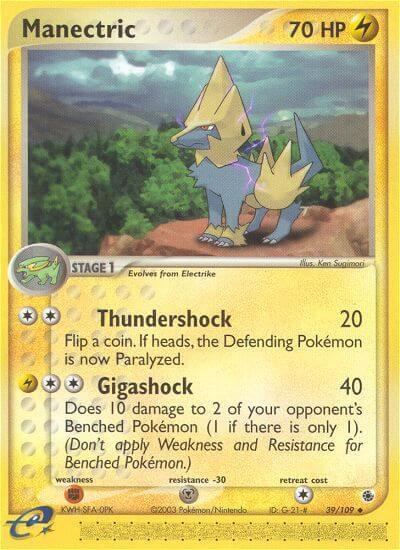 Manectric  39/109 (EX Ruby and Sapphire)  | Good Games Morley