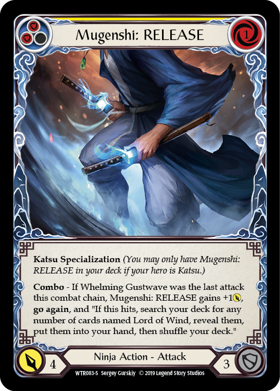 Mugenshi: RELEASE [WTR083-S] (Welcome to Rathe)  Alpha Print Normal | Good Games Morley