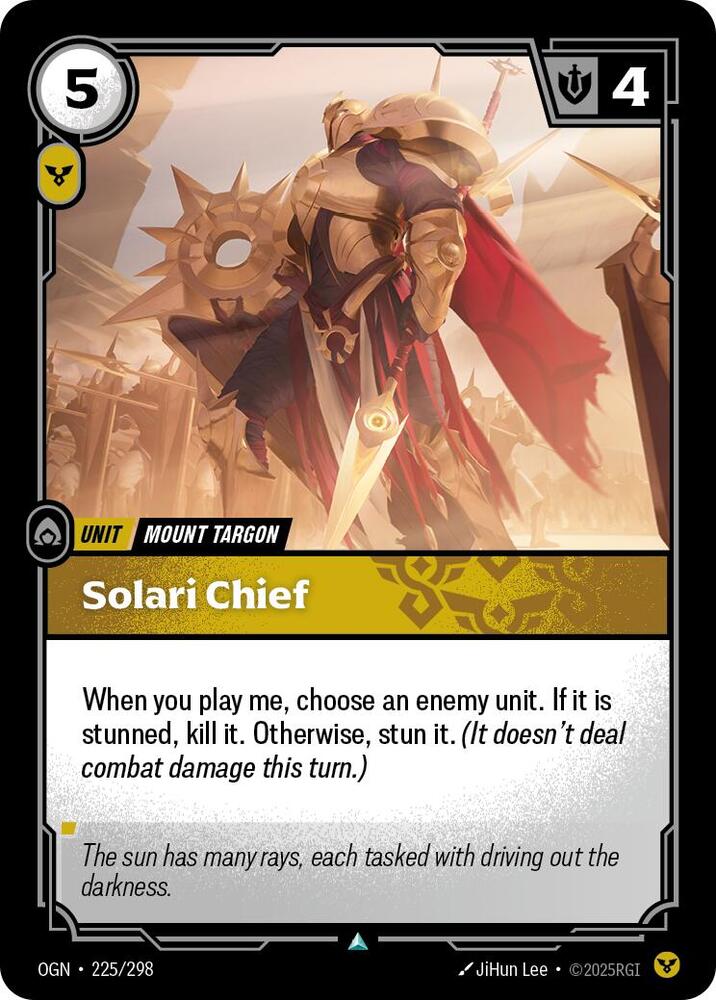 Solari Chief 225/298 (Origins)  | Good Games Morley