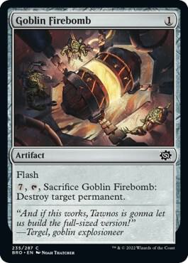 Goblin Firebomb 235/287 (The Brothers' War)  | Good Games Morley