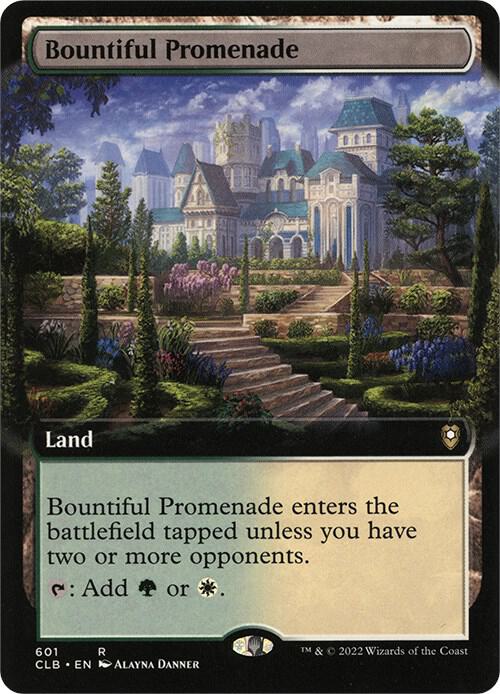 Bountiful Promenade Extended Art 601 (Commander Legends: Battle for Baldur's Gate)  | Good Games Morley