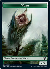 Wurm // Kraken Double-Sided Token [Commander 2021 Tokens] | Good Games Morley