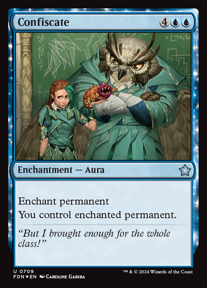 Confiscate 709/291 (Foundations)  - Foil | Good Games Morley