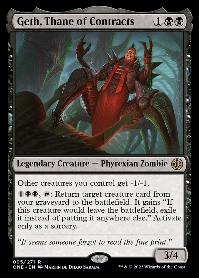 Geth, Thane of Contracts [Phyrexia: All Will Be One] | Good Games Morley