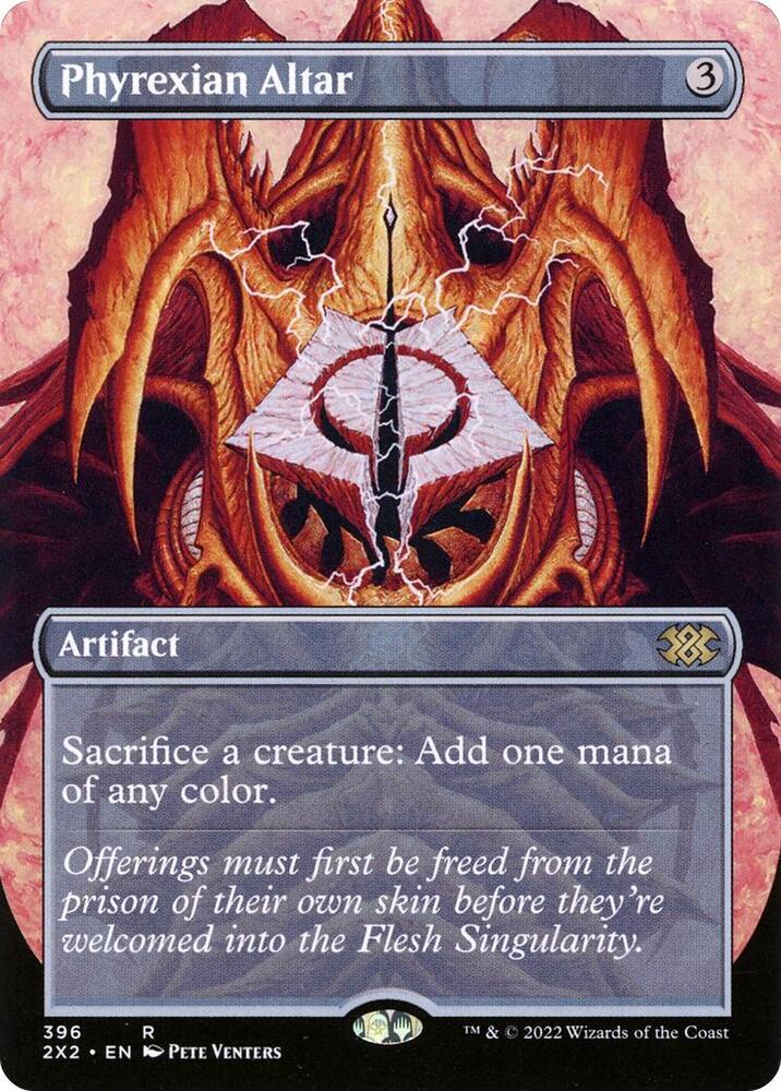 Phyrexian Altar Borderless 396/331 (Double Masters 2022)  | Good Games Morley