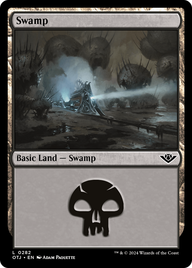 Swamp (0282) [Outlaws of Thunder Junction] | Good Games Morley