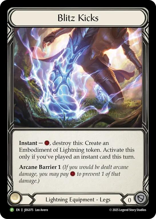 Blitz Kicks [JDG075] (Promo)  Cold Foil | Good Games Morley