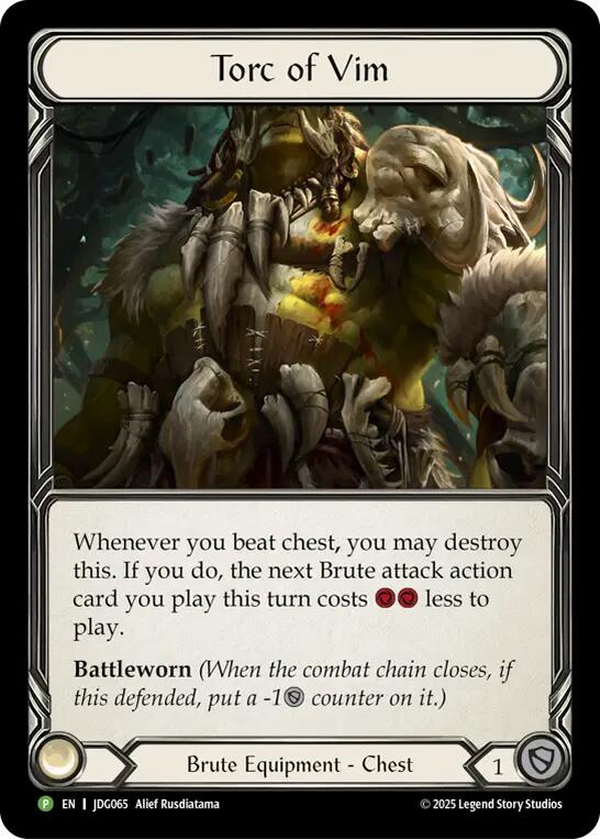 Torc of Vim [JDG065] (Promo)  Cold Foil | Good Games Morley