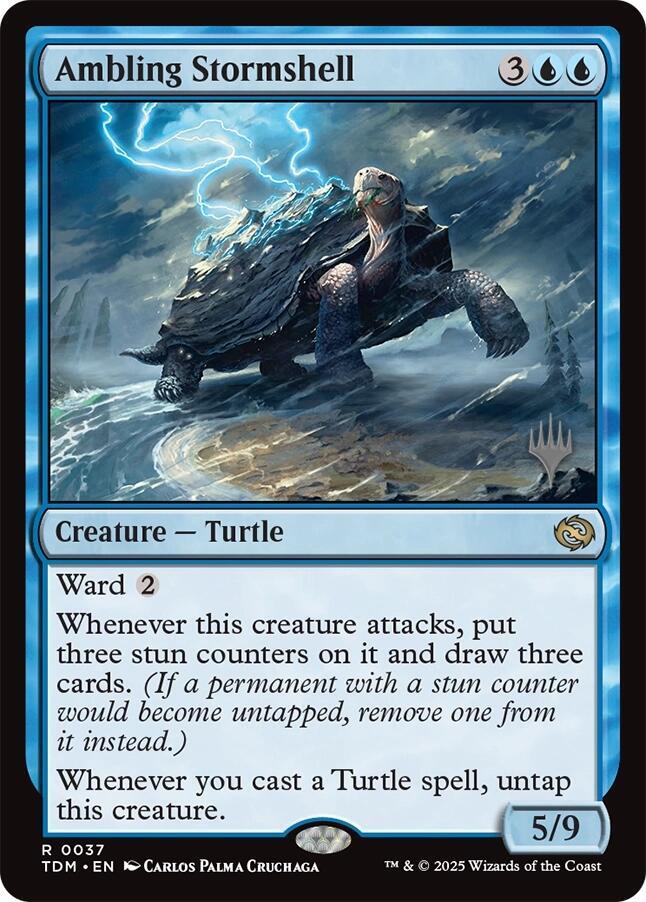 Ambling Stormshell 37 (Promo Pack: Tarkir: Dragonstorm)  | Good Games Morley