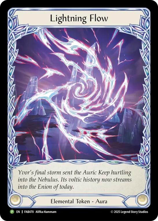 Lightning Flow [FAB470] (Promo)  Rainbow Foil | Good Games Morley