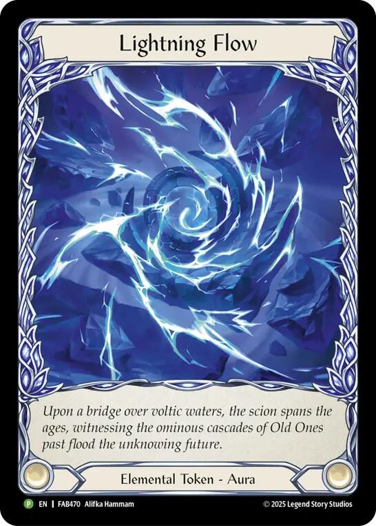 Lightning Flow (C) [FAB470] (Promo)  Rainbow Foil | Good Games Morley
