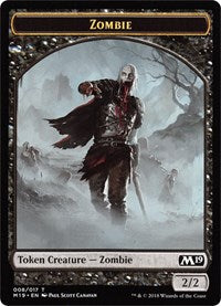 Zombie // Thopter Double-Sided Token (Game Night) [Core Set 2019 Tokens] | Good Games Morley