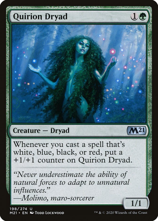 Quirion Dryad 198 (Core Set 2021)  - Foil | Good Games Morley