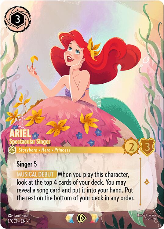 Ariel - Spectacular Singer (1) [Promo Cards] | Good Games Morley