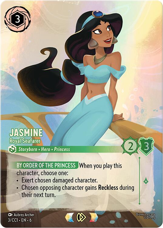 Jasmine - Royal Seafarer (3) [Promo Cards] | Good Games Morley