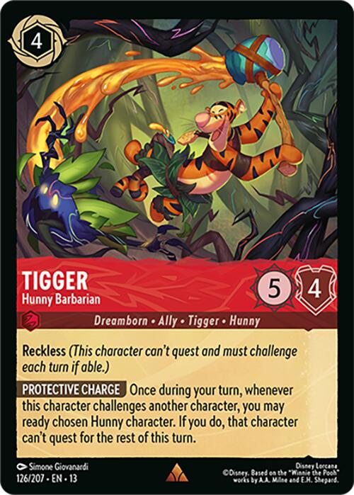 Tigger - Hunny Barbarian (126/204) [Attack of the Vine!] | Good Games Morley