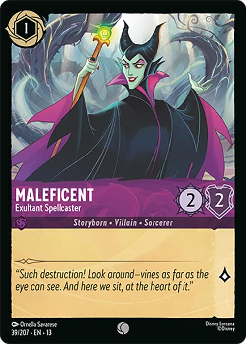 Maleficent - Exultant Spellcaster (39/204) [Attack of the Vine!] | Good Games Morley