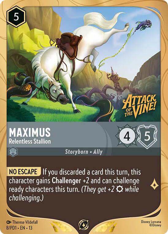 Maximus - Relentless Stallion (8) [Promo Cards] | Good Games Morley