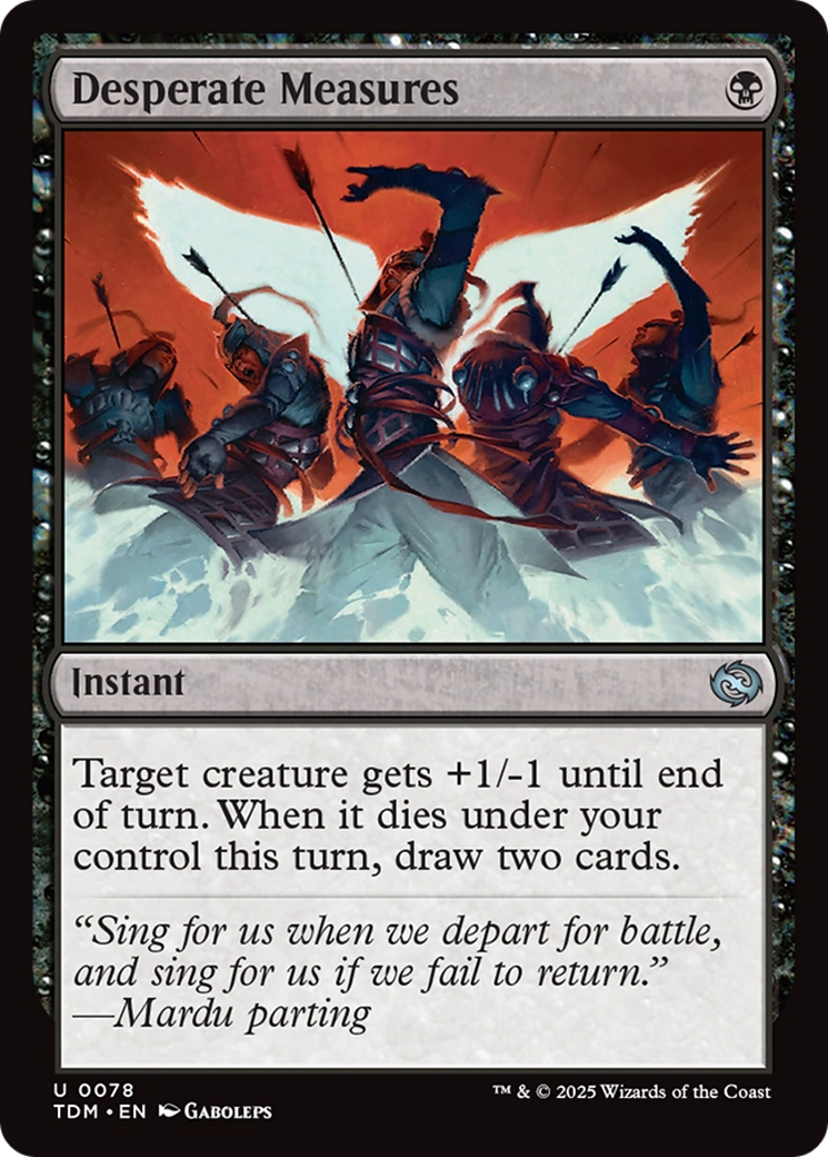 Desperate Measures [Tarkir: Dragonstorm] | Good Games Morley