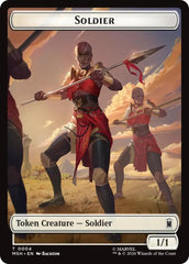 Soldier // Goat Double-Sided Token [Marvel Super Heroes Commander Tokens] | Good Games Morley