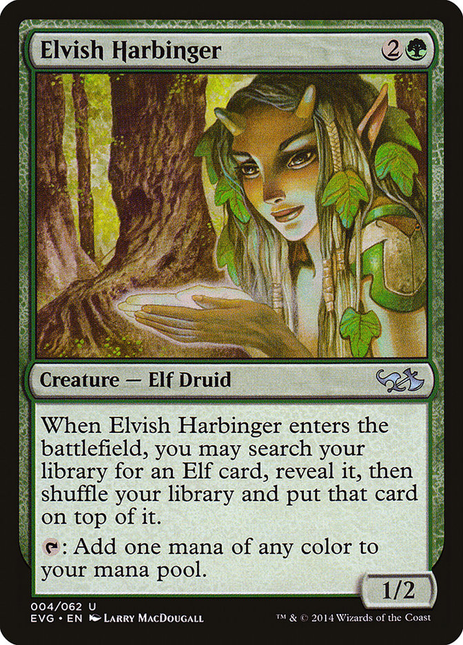Elvish Harbinger 4/62 (Duel Decks: Anthology)  | Good Games Morley