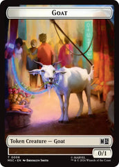 Goat // Construct Double-Sided Token [Marvel Super Heroes Commander Tokens] | Good Games Morley
