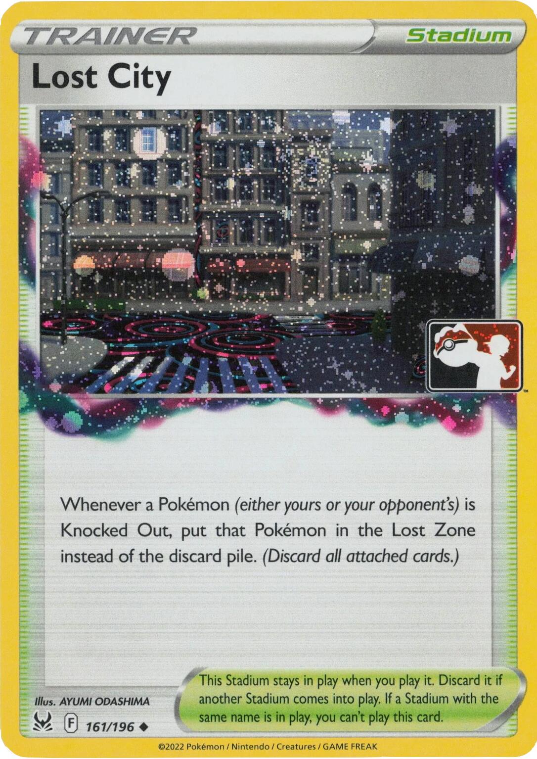 Lost City (161/196) (Cosmos Holo) [Prize Pack Series Four] | Good Games Morley