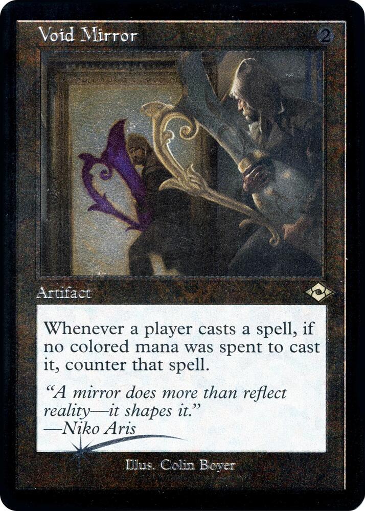Void Mirror Retro Frame Foil Etched 435 (Modern Horizons 2)  - Foil | Good Games Morley