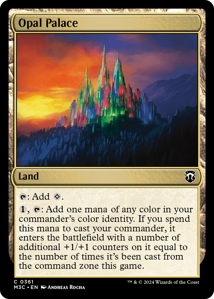 Opal Palace (Ripple Foil) [Modern Horizons 3 Commander] | Good Games Morley