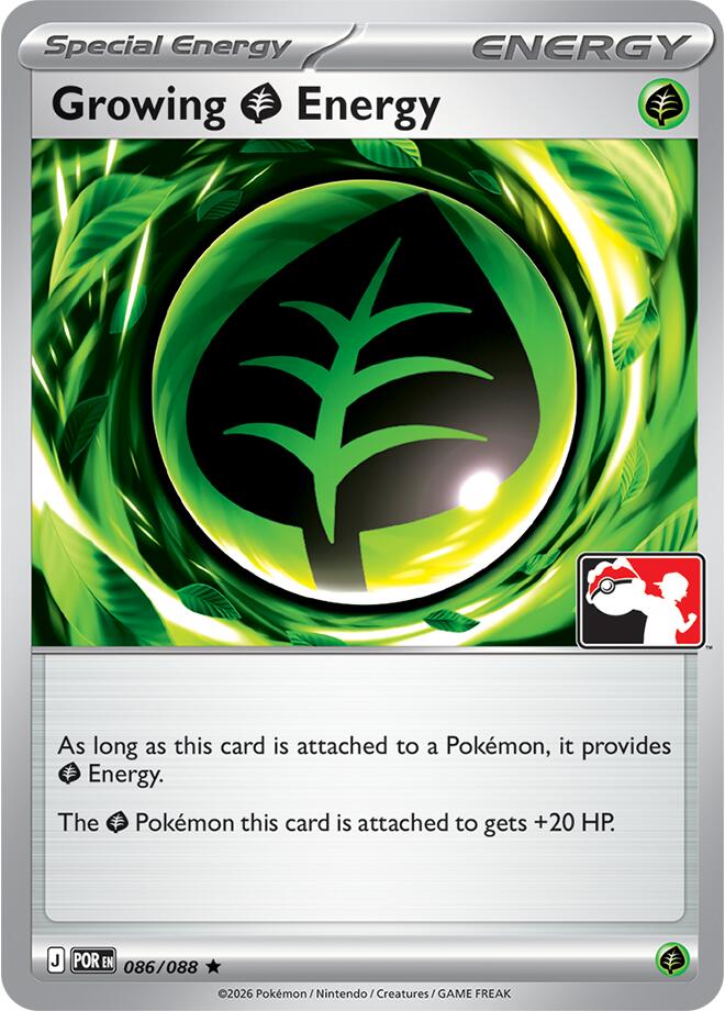Growing Grass Energy (086/088) [Prize Pack Series Nine] | Good Games Morley