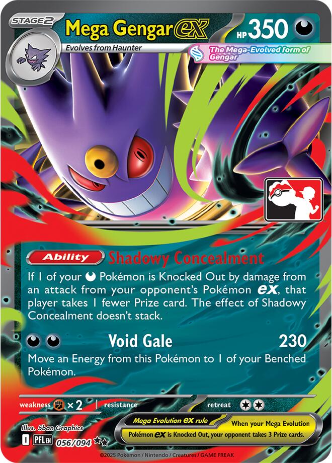 Mega Gengar ex (056/094) [Prize Pack Series Nine] | Good Games Morley