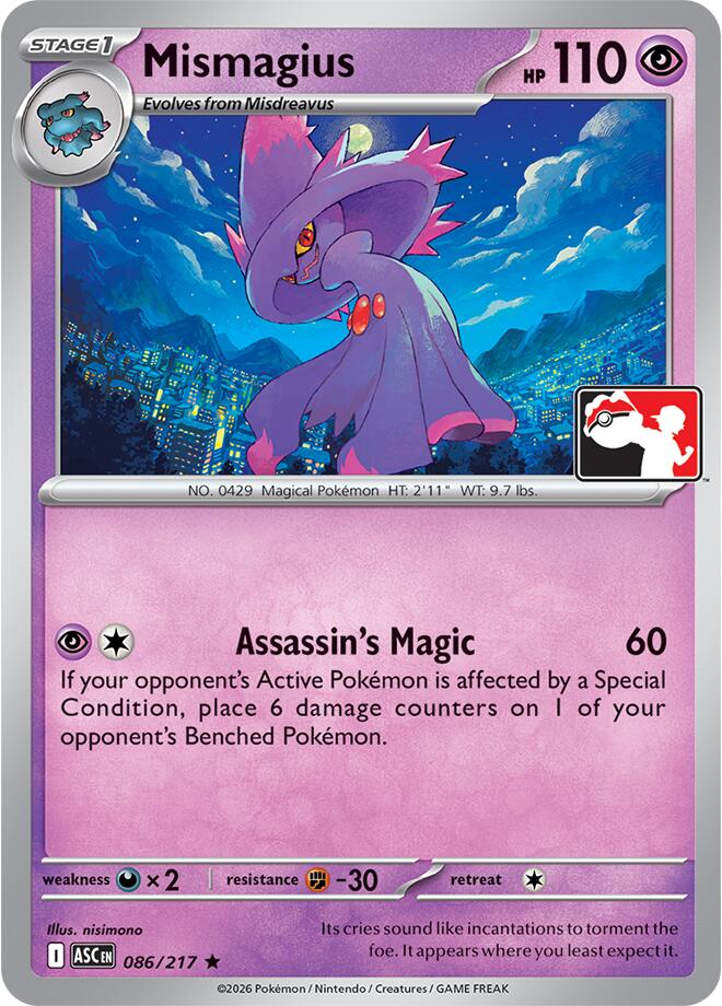 Mismagius (086/217) [Prize Pack Series Nine] | Good Games Morley
