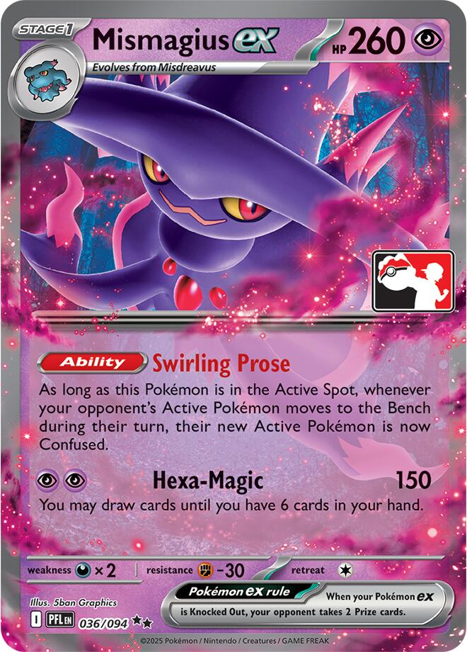 Mismagius ex (036/094) [Prize Pack Series Nine] | Good Games Morley