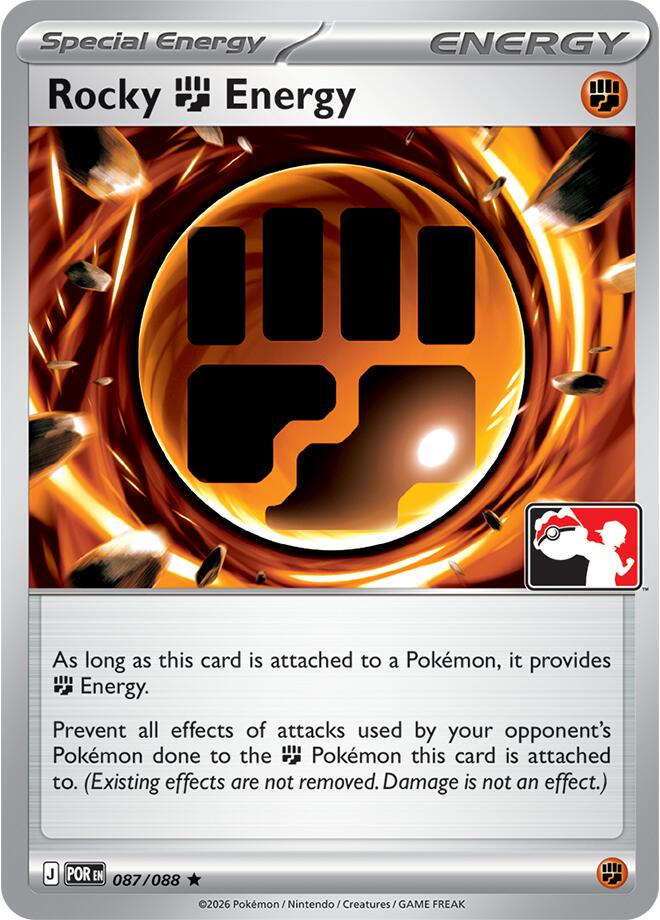 Rocky Fighting Energy (087/088) [Prize Pack Series Nine] | Good Games Morley