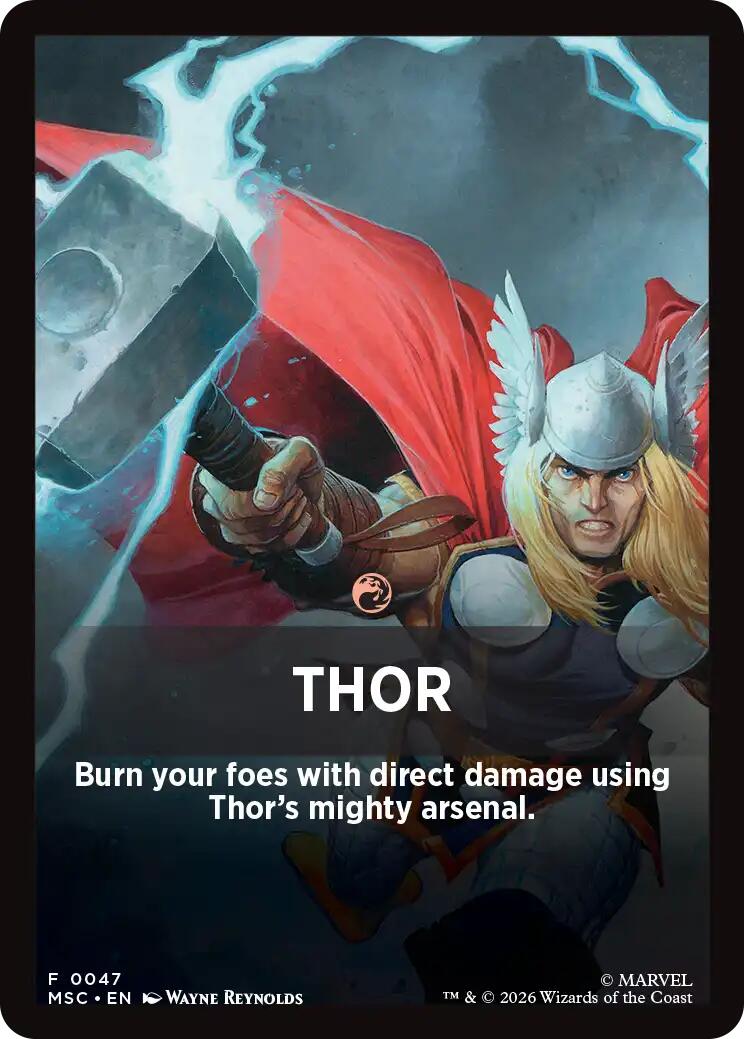 Thor Theme Card [Marvel Super Heroes Commander] | Good Games Morley