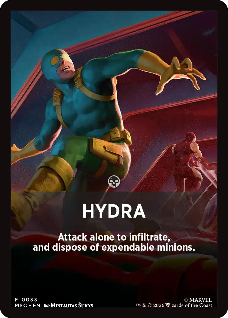 Hydra Theme Card [Marvel Super Heroes Commander] | Good Games Morley