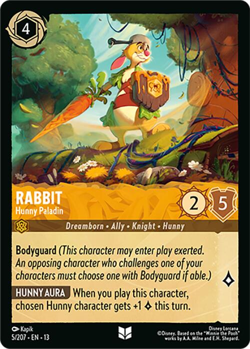Rabbit - Hunny Paladin (5/207) [Attack of the Vine!] | Good Games Morley