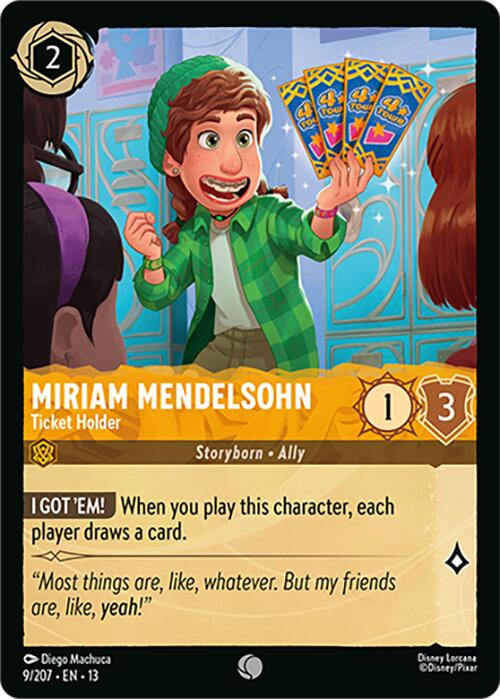 Miriam Mendelsohn - Ticket Holder (9/207) [Attack of the Vine!] | Good Games Morley