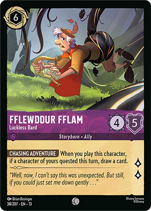 Fflewddur Fflam - Luckless Bard (38/207) [Attack of the Vine!] | Good Games Morley