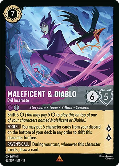 Maleficent & Diablo - Evil Incarnate (63/207) [Attack of the Vine!] | Good Games Morley