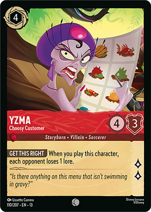 Yzma - Choosy Customer (110/207) [Attack of the Vine!] | Good Games Morley