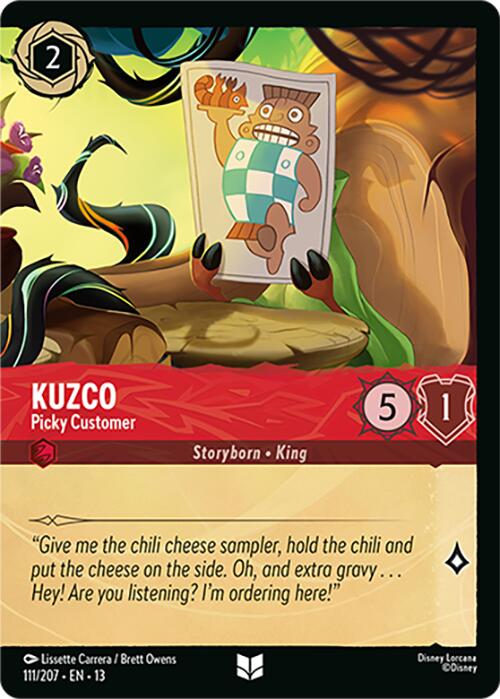 Kuzco - Picky Customer (Foil) (111/207) [Attack of the Vine!] | Good Games Morley