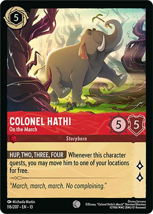 Colonel Hathi - On the March (116/207) [Attack of the Vine!] | Good Games Morley