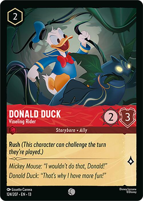 Donald Duck - Vineling Rider (124/207) [Attack of the Vine!] | Good Games Morley
