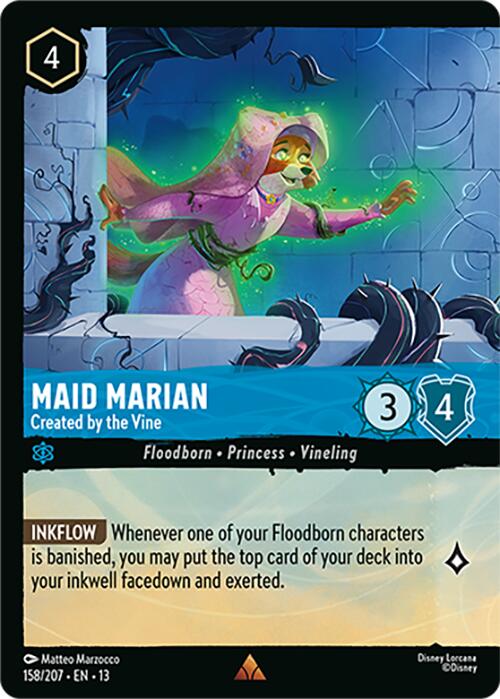 Maid Marian - Created by the Vine (Foil) (158/207) [Attack of the Vine!] | Good Games Morley