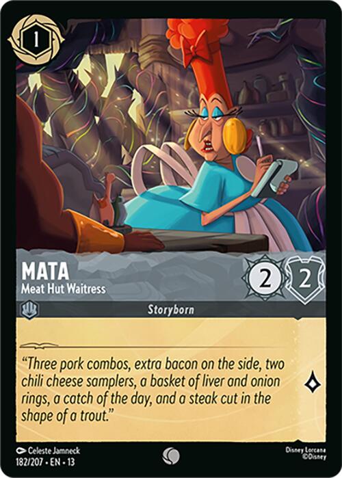 Mata - Meat Hut Waitress (182/207) [Attack of the Vine!] | Good Games Morley