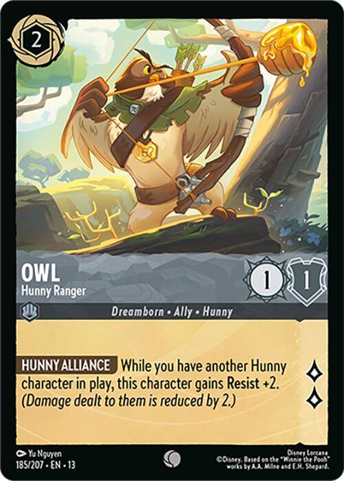 Owl - Hunny Ranger (185/207) [Attack of the Vine!] | Good Games Morley
