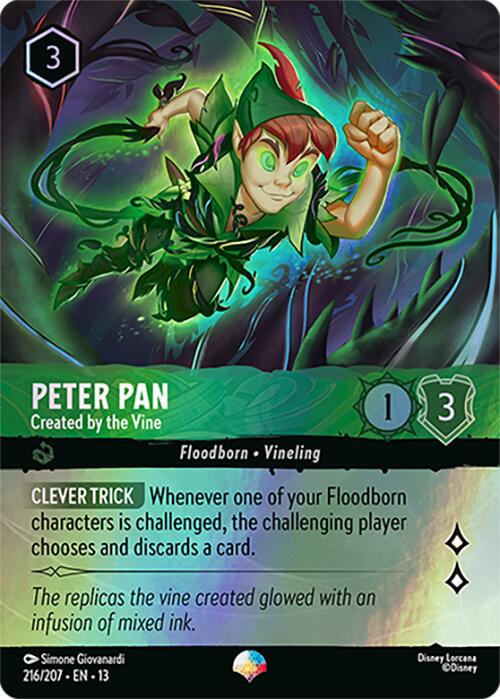 Peter Pan - Created by the Vine (Epic) (216/207) [Attack of the Vine!] | Good Games Morley
