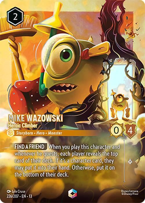 Mike Wazowski - Heroic Climber (Enchanted) (226/207) [Attack of the Vine!] | Good Games Morley